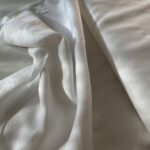 Льняная Ткань для рубашки белая 120 gsm linen fabrics