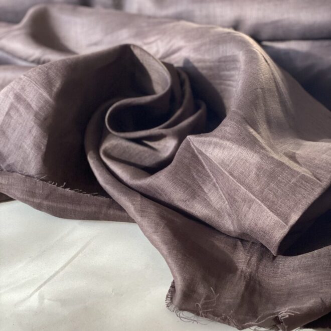 Льняная Ткань купить поставщик тканей Французский лен итальянский для рубашки Льняная Ткань для рубашки коричневая 120 gsm linen fabrics