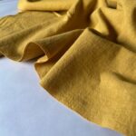Ткань из крапивы ramie желтая