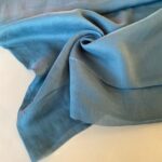 Эко-ткань из крапивы Батист синий nettle fabrics
