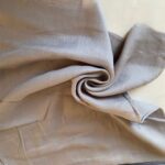 Эко-ткань из крапивы Батист серый nettle fabrics