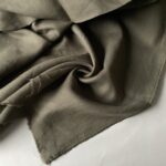 Купить ткань конопляная широкая hemp fabrics зелёный