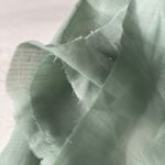 Эко-ткань из крапивы Батист зелёный nettle