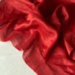 Эко-ткань из крапивы Батист красный nettle