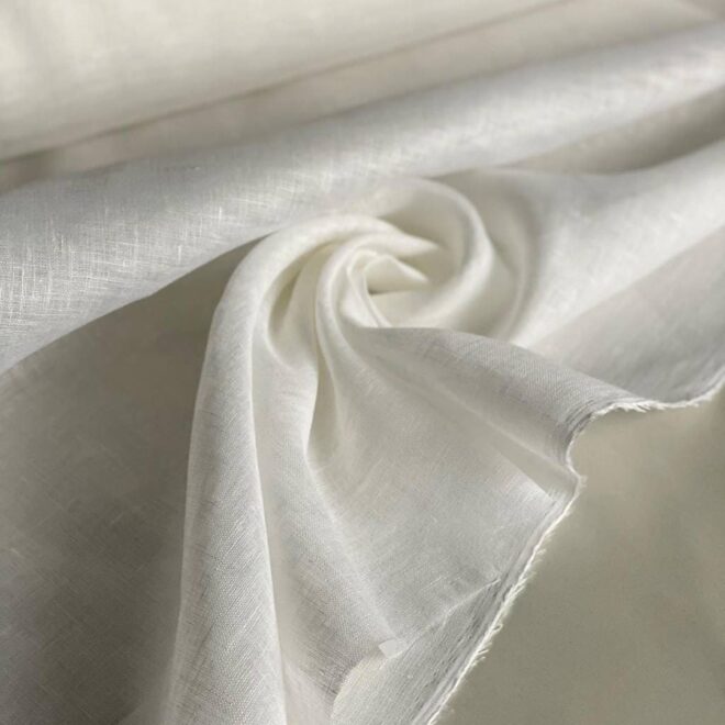 Льняная ткань вуаль Лен Лен 100% Декоративная ткань Ткань