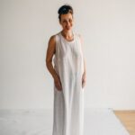 платье из натуральной ткани eco-friendly