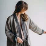 льняное кимоно женское