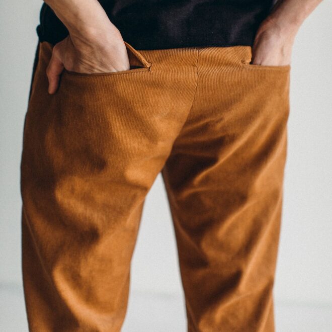 Мужские вельветовые брюки цвет Терракота – KERSTENS STORE